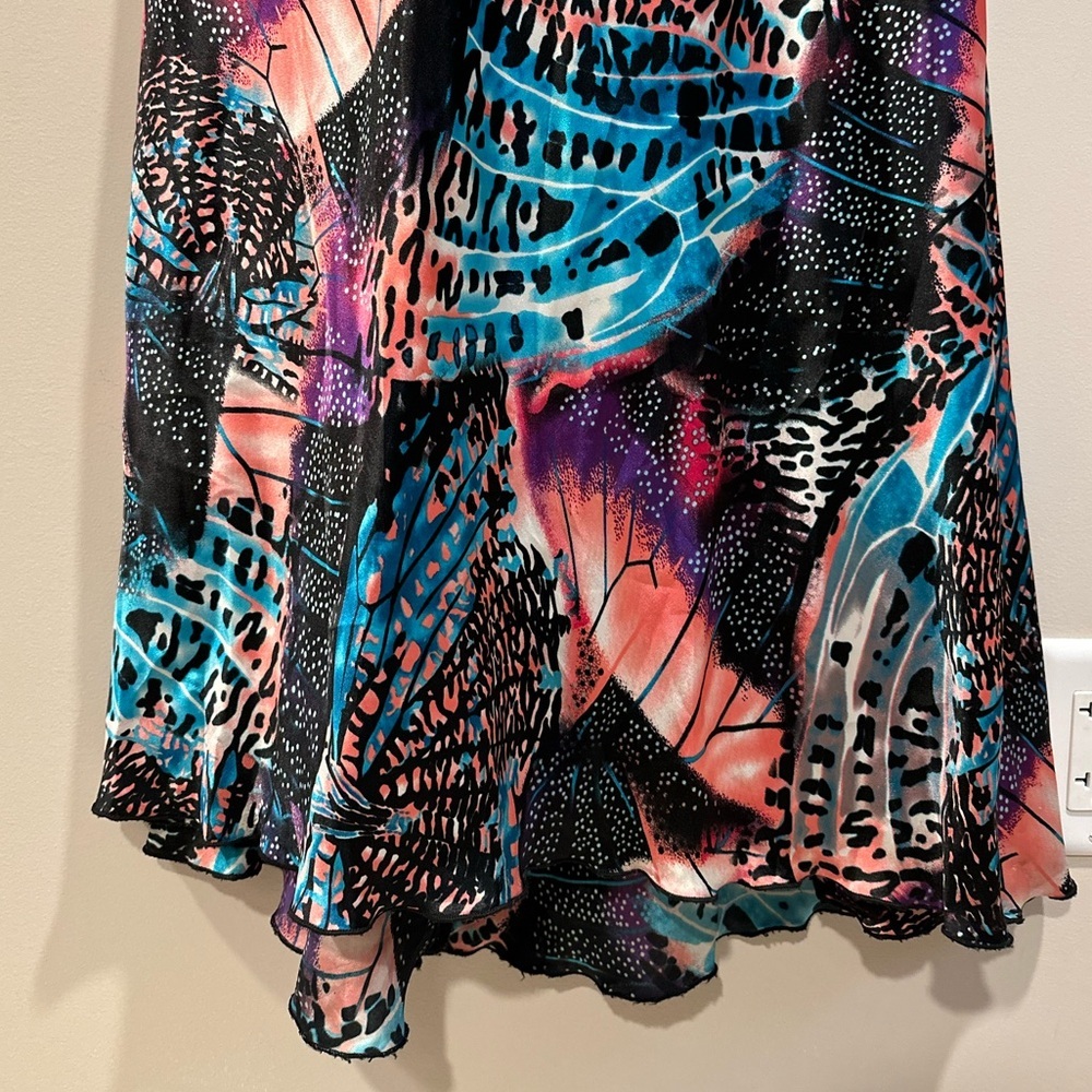 Josh & Jazz One Shoulder Jeweled Maxi Dress GORGEOUS Formal Gown Size 7/8 - Picture 5 of 16
